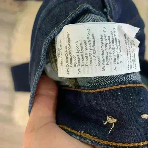 Madewell  9" Mid-Rise Skinny Jeans in Larkspur Wash: TENCEL™ sz 36t or 22 - Picture 9 of 11